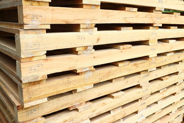 Wood pallet from factory 
