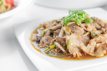 spicy pork salad