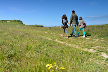 promenade en famille