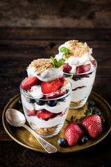 Served dessert