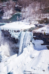 Niagara Falls during winter season