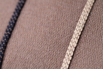 Brown Fabric Lines