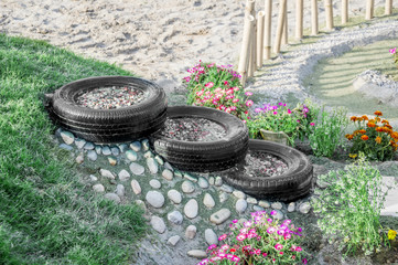 Stone filled tyres