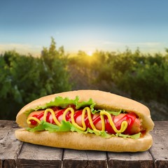 Hot Dog, Fast Food, Barbecue.