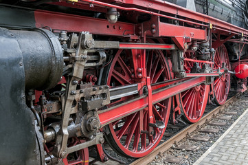 Fototapeta na wymiar Dampflokomotive