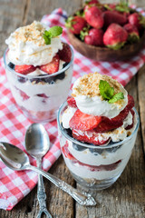 Served dessert