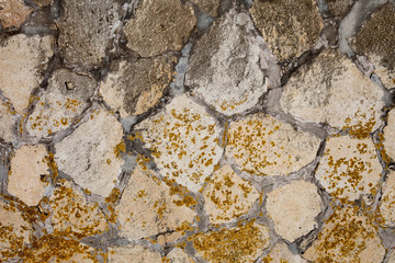 Background of a stone wall texture