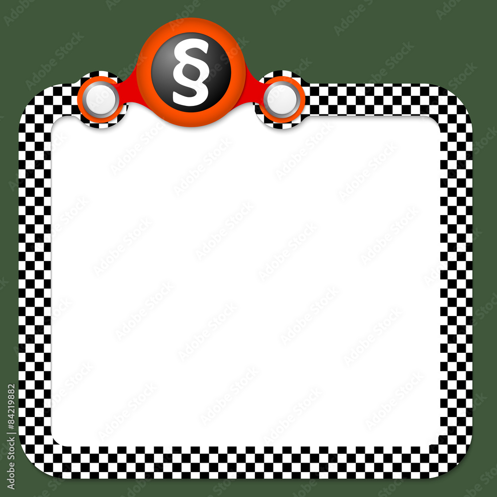 Poster abstract frame for your text and paragraph