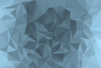 Blue dark grey vector polygons wallpaper background