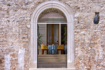 Fototapeta premium Street view of Umag in Croatia