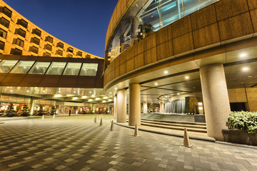 empty space and modern building exterior