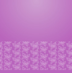 Background with butterflies