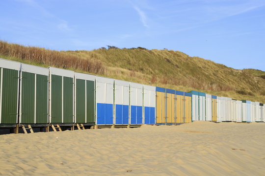 Strandh&uuml;tten bei Zoutelande