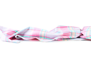 Napkin on the white background
