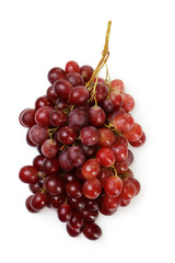 Obraz premium Red grape isolated on white