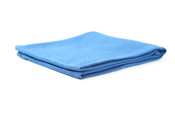 Fototapeta premium Folded napkin on white background