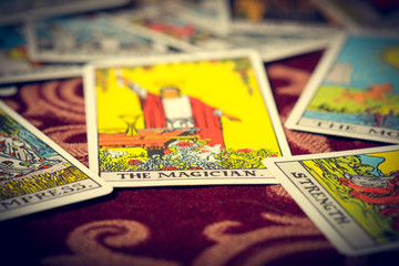 The Magician Tarot Card Macro