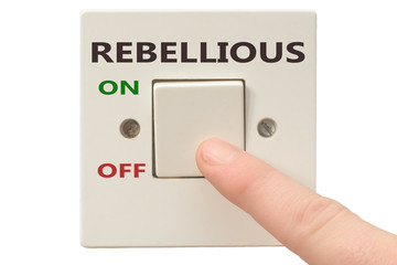 Anger management, switch off Rebellious