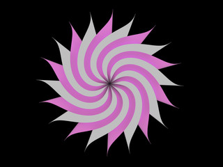 Purple circular logo