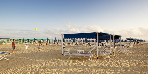 Obraz premium la spiaggia di Forte dei Marmi