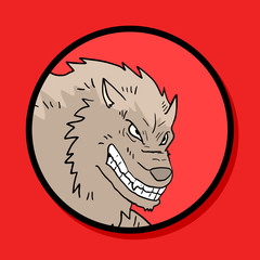 wild animal circle design
