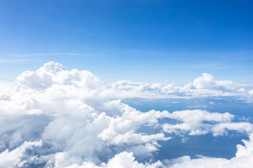 Blue sky and Clouds background