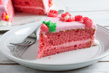 Strawberry Layer Cake