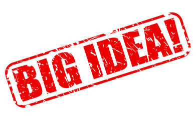 Big idea red stamp text