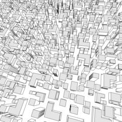 cubes art composition