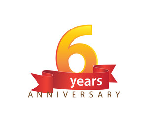 6 Years Anniversary Logo