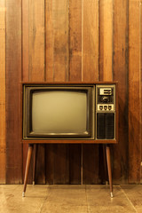 Old vintage television or tv - 84240206