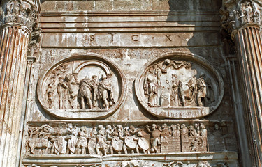 Roman reief, Rome, Italy