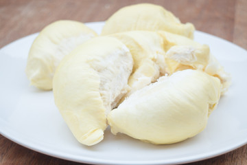 Fototapeta na wymiar Delicious fresh ripe thai durian.