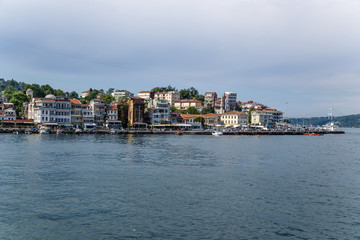 Fototapeta na wymiar Istanbul, Turkey. Waterfront Bosphorus Strait