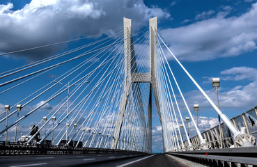 Fototapeta Redzinski Bridge in Wroclaw obraz