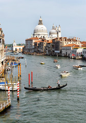 Fototapeta na wymiar Venetian canal grande view