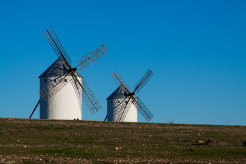 Naklejka premium Two windmills