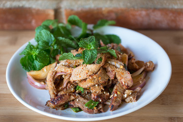 spicy thai food