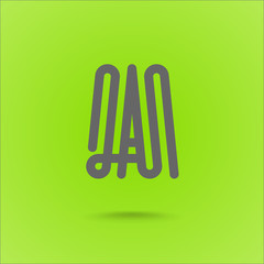 Vector Letter A Graphic Logo Element 