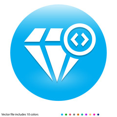 Multicolored App Button