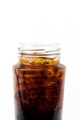 Ice soft drink in bottle