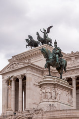 Fototapeta na wymiar Monumento vittorio Emanuele II in Rom