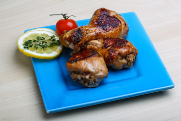 Roasted chicken legs