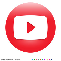 Multicolored App Button