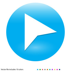 Multicolored App Button