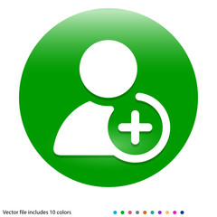 Obraz premium Multicolored App Button