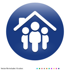 Multicolored App Button