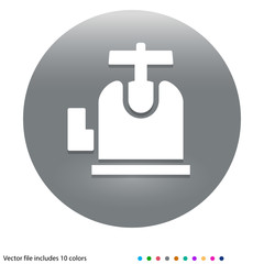 Obraz premium Multicolored App Button