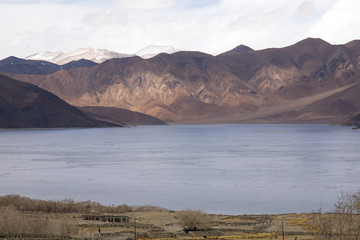 Pangong Lake in the Himalayas