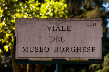 Fototapeta premium Villa Borghese - Park